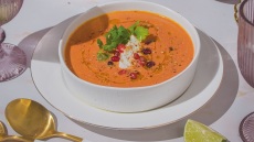 Σούπα με καρότο, παντζάρι και φινόκιο
