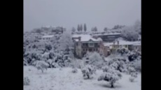 Ανάρτηση του Αλκιβιάδη Στεφανή για το χιονισμένο Άγιο Όρος