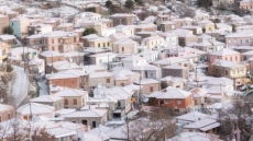 Χιόνισε στα ορεινά της Λέσβου και στη Λήμνο, δείτε φωτογραφίες από τα χιονισμένα χωριά