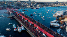 Τουρκία: Εκατοντάδες χιλιάδες άνθρωποι διαδήλωσαν στην Κωνσταντινούπολη για τη Γάζα