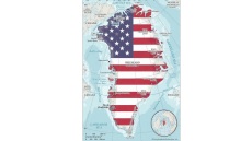 Χάρτη της Γροιλανδίας καλυμμένης με την αμερικανική σημαία «ανέβασε» σύζυγος συνεργάτη του Τραμπ, «σεβασμό» ζήτησε η Δανία