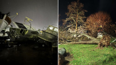 Μεγάλες ζημιές στην Αλεξανδρούπολη: Άνεμοι με ριπές 140 χιλιομέτρων χτύπησαν την πόλη, δείτε βίντεο