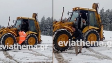 Διασώθηκαν μετά από 9 ώρες οι νεαροί που ήταν εγκλωβισμένοι από τα χιόνια στην Εύβοια, δείτε βίντεο από την επιχείρηση