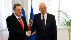 Δένδιας: Συμμαχία Ελλάδας και Ισραήλ για την αντιμετώπιση drones και υποβρυχίων - Προειδοποίηση Κατζ στην Τουρκία και για το Αιγαίο