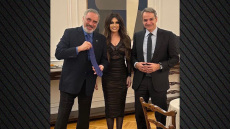 Η ανάρτηση της Κίμπερλι Γκιλφόιλ για το δείπνο με τον Κυριάκο Μητσοτάκη και τον εφοπλιστή Νίκο Τσάκο