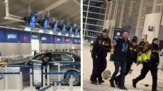 Αυτοκίνητο εισέβαλε μέσα στο terminal στο αεροδρόμιο του Ντιτρόιτ προκαλώντας χάος