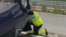 Σε κρίσιμη κατάσταση νοσηλεύεται μοναχός έπειτα από τροχαίο στα διόδια Λογγού