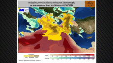 Ισχυρές καταιγίδες από το μεσημέρι στην Αττική, λασποβροχές και σκόνη σχεδόν σε όλη τη χώρα, δείτε live χάρτη με την κακοκαιρία