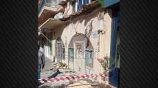 Κατέρρευσε τμήμα παλιού κτιρίου στο Ρέθυμνο, από τύχη δεν υπήρξε τραυματισμός, δείτε βίντεο και φωτογραφίες