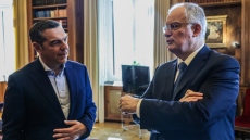 Συνάντηση Τσίπρα – Τασούλα στο Προεδρικό Μέγαρο 