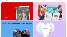 Ο Λευκός Οίκος γιορτάζει τον Άγιο Βαλεντίνο, δείχνοντας την αγάπη του... για Μαδούρο και Γροιλανδία