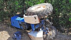 Χωρίς τις αισθήσεις του απεγκλωβίστηκε 60χρονος που καταπλακώθηκε από το τρακτέρ του στη Βόλβη Θεσσαλονίκης
