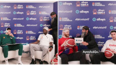 Βίντεο – έπος στο Allwyn Final 8: Γκραντ και Γουόκαπ φορούν σαρίκι και απαγγέλλουν μαντινάδες σε Καλαϊτζάκη και Λαρεντζάκη (vid.)

