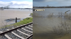 Πλημμύρισαν οι σιδηροδρομικές γραμμές στο Πύθιο Διδυμοτείχου, δείτε βίντεο  
