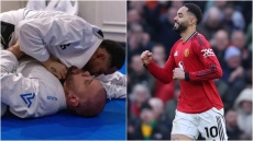 Ο Ματέους Κούνια στα χέρια του πρώην παγκόσμιου πρωταθλητή του Zίου Ζίτσου: Το απρόσμενο χόμπι του άσου της Γιουνάιτεντ
