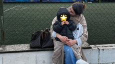 Η Αντιγόνη Κουλουκάκου πήγε στη Ρώμη με τον γιο της
