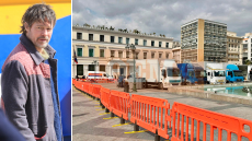 Στήνεται χολιγουντιανό στούντιο στην πλατεία Κοτζιά για τον Μπραντ Πιτ: Πού θα γίνουν τα γυρίσματα, δείτε βίντεο