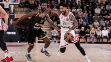 Το πάλεψε έως το τέλος αλλά ηττήθηκε 81-80 από τη Μονακό ο Ολυμπιακός, βίντεο 