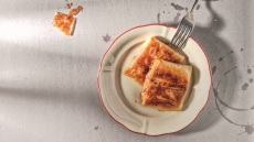 Ζαμπονοτυρόπιτα με φύλλο κρούστας στο air fryer