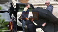 Από το Μενίδι στην Πεντέλη ο Μπραντ Πιτ, σήμερα τα γυρίσματα στο Μέγαρο της Δουκίσσης Πλακεντίας - Βίντεο και φωτογραφίες