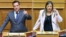 «Κάτι δεν πάει πλέον καθόλου καλά με την κυρία Κωνσταντοπούλου» λέει ο Γεωργιάδης - Καρέ καρέ οι κόντρες για ένα κρακεράκι, βίντεο