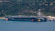 Κατάπλευσε στη βάση της Σούδας το αεροπλανοφόρο «USS Gerald R. Ford»