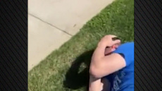 Νέο βίντεο με το ξύλο που έπαιξε ο ηθοποιός Άλαν Ρίτσον με τον γείτονά του: «Έβαλες σε κίνδυνο την ασφάλειά μου!», «με χτυπάς μπροστά στην κάμερα»