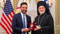 Συνάντηση Ελπιδοφόρου με τον δήμαρχο Νέας Υόρκης Ζοχράν Μαμντάνι