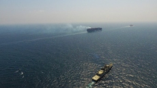 Η φρεγάτα «Ύδρα» παρείχε υποστήριξη σε εμπορικά πλοία στο πλαίσιο της επιχείρησης Ασπίδες