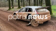 Ηλεία: Ατύχημα στο Ολυμπιακό Ράλλυ, αυτοκίνητο προσέκρουσε σε δέντρο