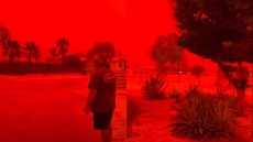 Εικόνες αποκάλυψης στην Αυστραλία: Ο ουρανός «βάφτηκε» κόκκινος λόγω του κυκλώνα Narelle, δείτε βίντεο με το πριν και το μετά