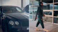 Η πολυτελής Bentley με την οποία έφτασε στο ΟΑΚΑ ο Λεσόρ για το ντέρμπι με τον Ολυμπιακό, δείτε βίντεο 