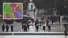 Τι είναι η σύγκλιση ανέμων που θα πυροδοτήσει καταιγίδες στην Αττική, από το απόγευμα χαλάει ο καιρός - Η χειρότερη μέρα και οι «κόκκινες» περιοχές