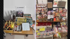 Κατασχέθηκαν πάνω από 90.000 βεγγαλικά στην επιχείρηση «Spark - Down» της ΕΛΑΣ πριν το Πάσχα 