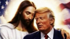 Νέα φωτογραφία του Τραμπ με τον Ιησού να τον αγκαλιάζει: Μπορεί να μην αρέσει στους τρελούς της Ριζοσπαστικής Αριστεράς, έγραψε