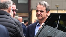 Ξανά στον «Ευαγγελισμό» ο Μητσοτάκης για να ενημερωθεί για την υγεία του Μυλωνάκη