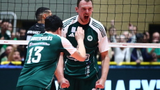 Volleyleague ανδρών: Πρώτο βήμα τίτλου για τον Παναθηναϊκό, 3-1 τον ΠΑΟΚ, βίντεο 