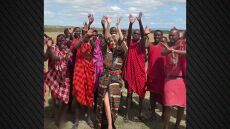 Η Αλεξάνδρα Παναγιώταρου χόρεψε Έλλη Κοκκίνου με τους Μασάι στην Αφρική, δείτε βίντεο