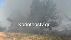 Καλύτερη η εικόνα της φωτιάς στο Ζευγολατιό, δείτε βίντεο και φωτογραφίες