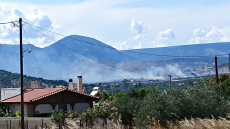 Οριοθετήθηκε η φωτιά στα Καλύβια, δείτε βίντεο