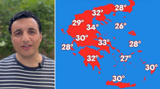 Σε τροχιά ζέστης η χώρα, έως και 37 βαθμούς το Σαββατοκύριακο, η πρόγνωση Τσατραφύλλια στο protothema
