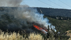 Οριοθετήθηκε η φωτιά στα Πεύκα Θεσσαλονίκης