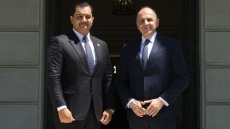 Συνάντηση Γιώργου Γεραπετρίτη με τον Σαντάμ Χαφτάρ: Ελλάδα και Ανατολική Λιβύη ενισχύουν τη συνεργασία τους