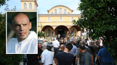 Σε κλίμα οδύνης έγινε η κηδεία του Τάκη Γκώνια στη Λειβαδιά 