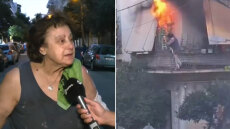 «Μου έδωσαν ελπίδα, μου φώναζαν "πήδα" και με έπιασαν», η ηλικιωμένη περιγράφει πώς έπεσε από το φλεγόμενο σπίτι της Καλλιθέας πάνω στον κόσμο