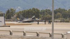 Παραμένει κλειστό το αεροδρόμιο της Ζακύνθου μετά την αναγκαστική προσγείωση του F-16: Σε εξέλιξη η απομάκρυνσή του από τον διάδρομο
