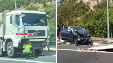 Σοβαρό τροχαίο στην Κορίνθου – Τριπόλεως: Φορτηγό έσπασε τις διαχωριστικές μπάρες, πέρασε στο αντίθετο ρεύμα κυκλοφορίας και συγκρούστηκε με αυτοκίνητο