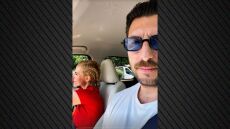Γιώργος Γεροντιδάκης: Η selfie με την Ντορέττα Παπαδημητρίου μέσα στο αμάξι