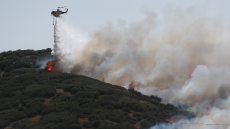 Οριοθετήθηκε η φωτιά στο Δερβένι στη Θεσσαλονίκη