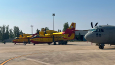 Μία ημέρα ακόμη στην Ισπανία τα ελληνικά Canadair, επιστρέφουν λόγω υψηλού κινδύνου πυρκαγιών